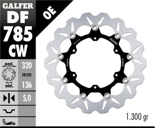 Disco de freno Galfer DF785CW