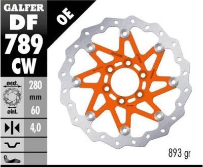 Disco de freno Galfer DF789CW