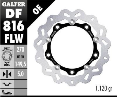 Disco de freno Galfer DF816FLW