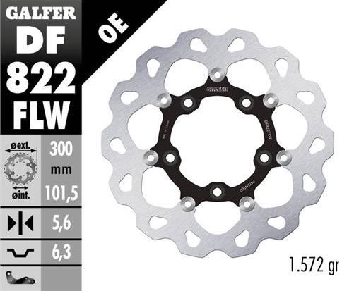 Disco de freno Galfer DF822FLW