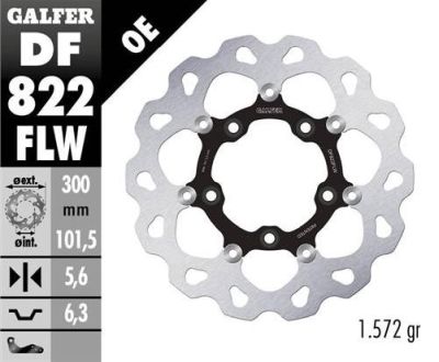 Disco de freno Galfer DF822FLW