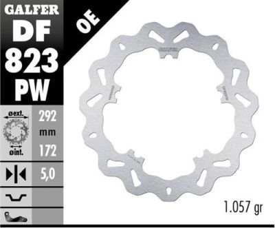 Disco de freno Galfer DF823PW