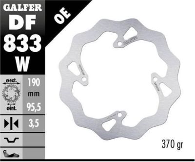 Disco de freno Galfer DF833W