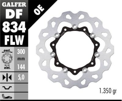 Disco de freno Galfer DF834FLW