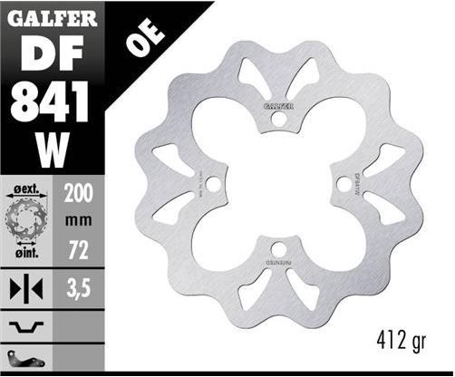 Disco de freno Galfer DF841W