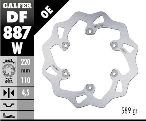 Disco de freno Galfer DF887W