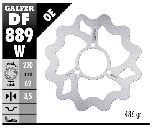 Disco de freno Galfer DF889W