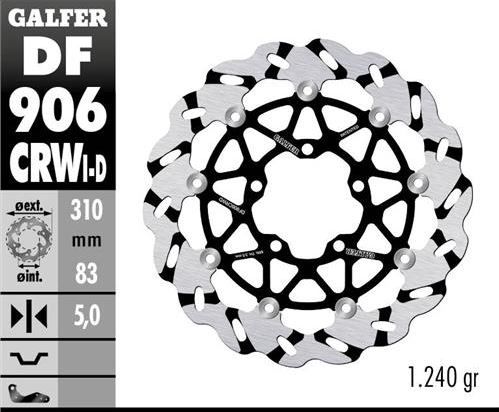 Disco de freno Galfer DF906CRWD