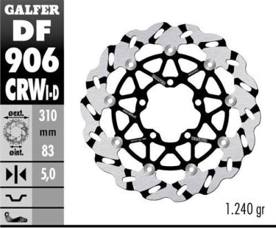 Disco de freno Galfer DF906CRWI