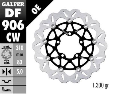 Disco de freno Galfer DF906CW