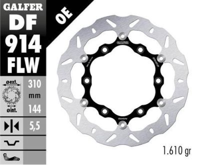 Disco de freno Galfer DF914FLW