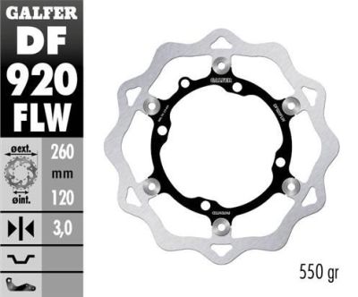 Disco de freno Galfer DF920FLW