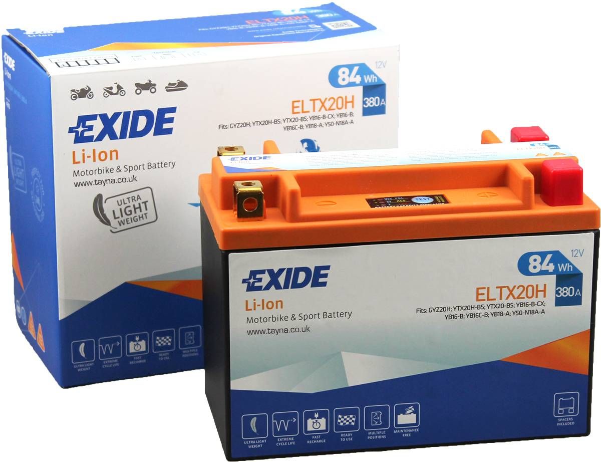 *Batería de Litio ELTX20H Exide