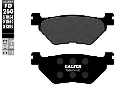 Pastillas de freno Galfer FD260G1050 Compuesto Scooter