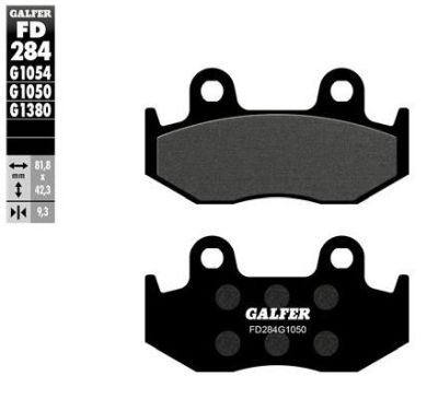 Pastillas de freno Galfer FD284G1050 Compuesto Scooter