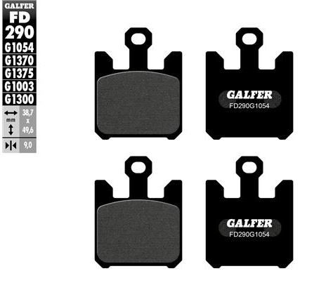 Pastillas de freno Galfer FD290G1054 Compuesto Scooter