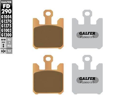 Pastillas de freno Galfer FD290G1375 Compuesto Sport