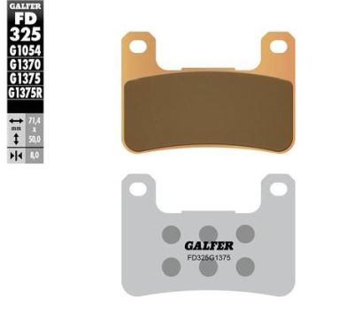 Pastillas de freno Galfer FD325G1375 Compuesto Road Sport