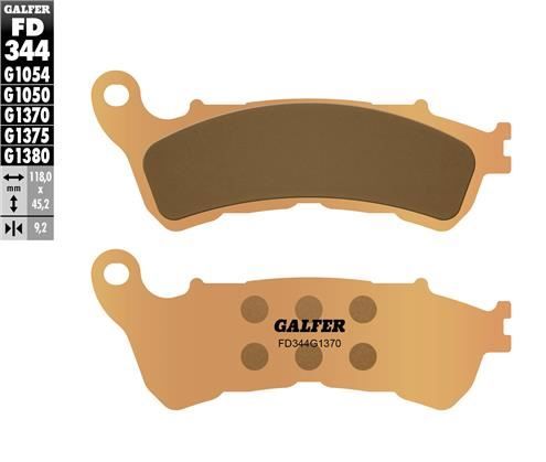 Pastillas de freno Galfer FD344G1370 Compuesto Sinter Street