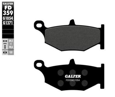 Pastillas de freno Galfer FD359G1054 Compuesto Semi Metal