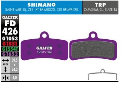 Pastillas de freno Galfer FD426G1652 