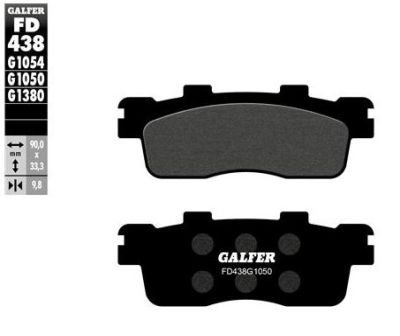 Pastillas de freno Galfer FD438G1050 Compuesto Scooter