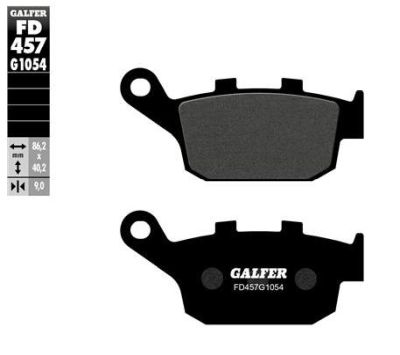 Pastillas de freno Galfer FD457G1054 Compuesto Semi Metal