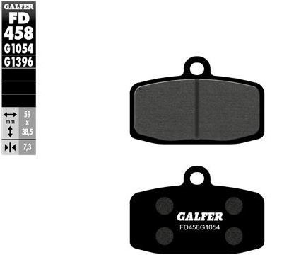 Pastillas de freno Galfer FD458G1054 Compuesto Sinter Off-Road