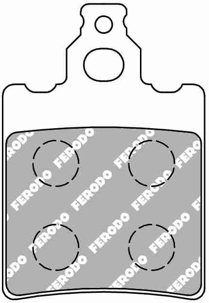 Pastillas de freno Ferodo FDB694AG Argento
