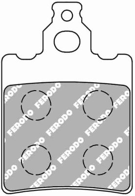 Pastillas de freno Ferodo FDB694AG Argento
