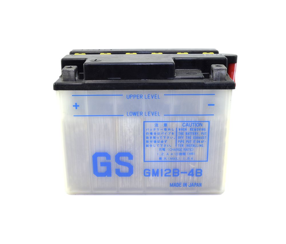 Batería GS GM12B-4 Sin Mantenimiento 