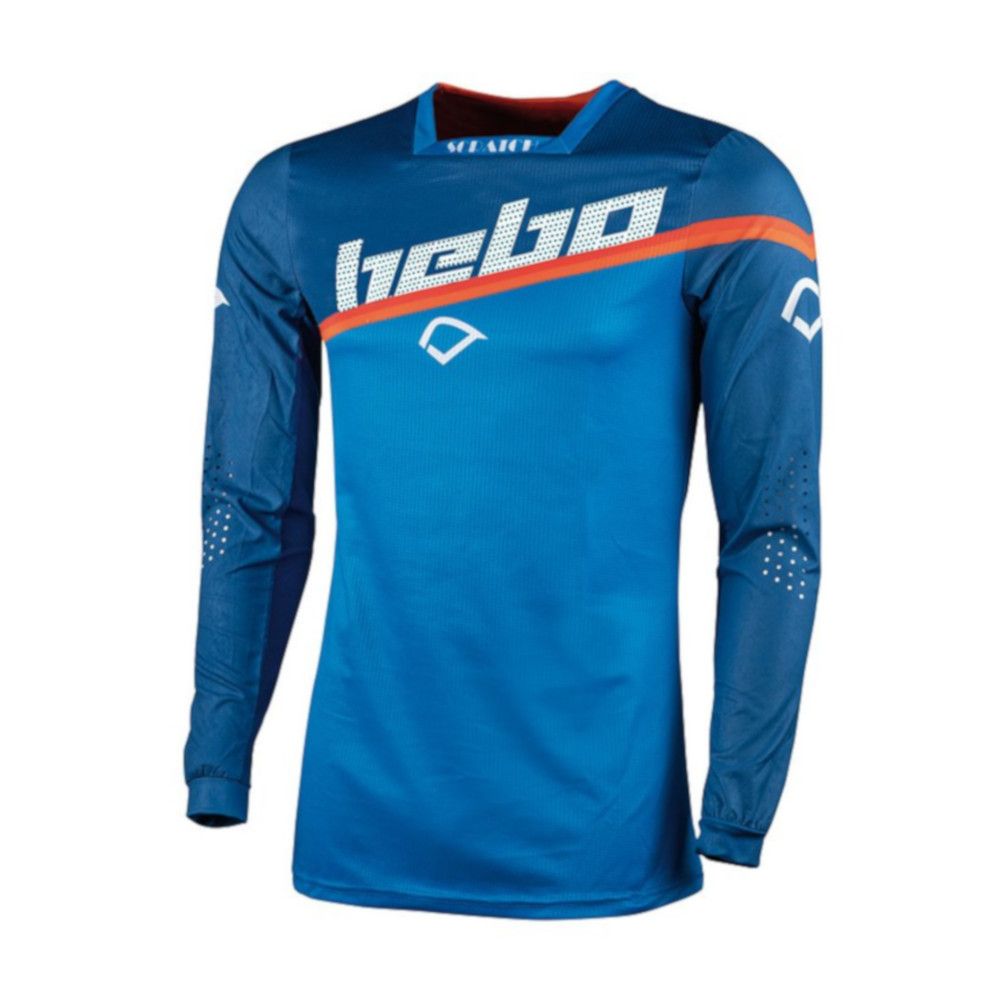 Camiseta HEBO Cross/Enduro MX SCRATCH Azul 1