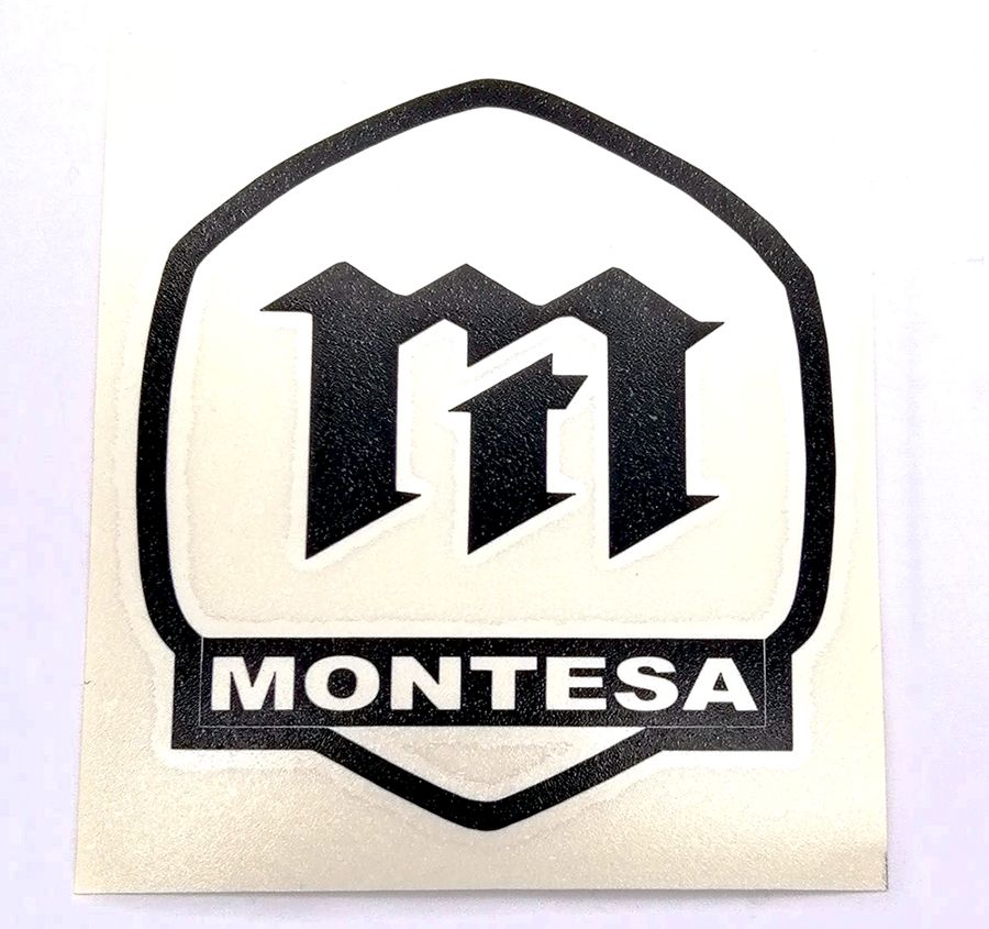 Adhesivo Montesa 10 cm. Negro