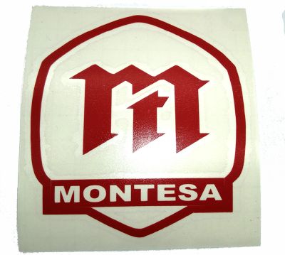 Adhesivo Montesa 10 cm. Rojo