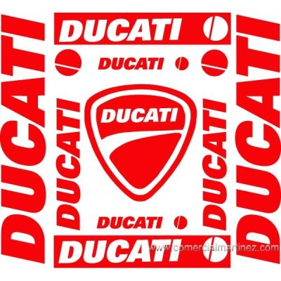 Kit adhesivos Ducati Rojos