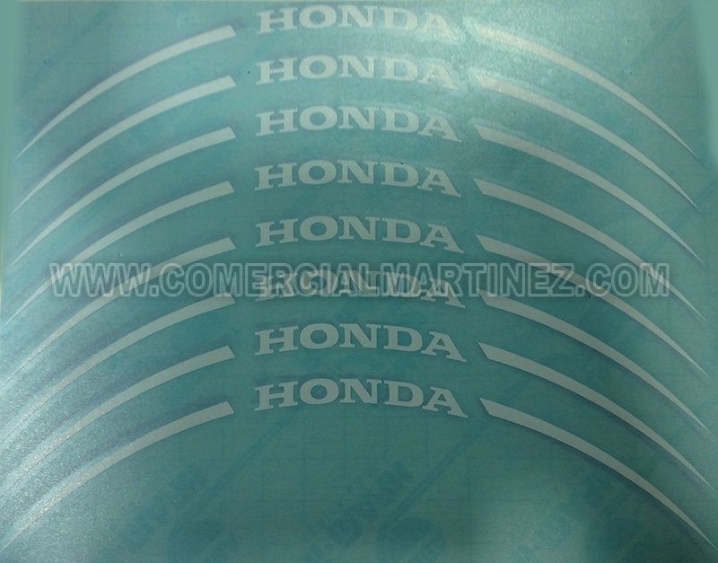 Kit adhesivos llanta Honda 17