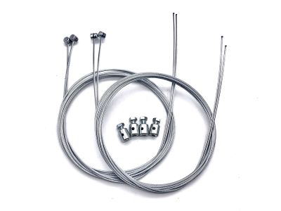 SET 4 Cables embrague 8X8 1900 mm. INOX + 4 Sujetacables 10x12 mm.