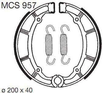 Mordazas de Freno Yamaha Virago 535 1