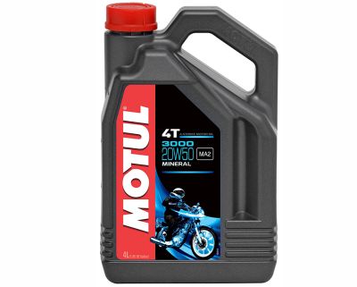 Aceite Motul 3000 20W50 4T 4 Litros