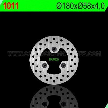 Disco de freno 180 x 58 x 4 NG 1011