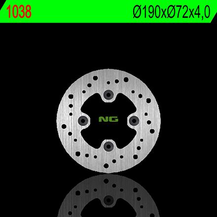 Disco de freno 190 x 72 x 4 NG 1038