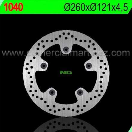 Disco de freno 260 x 121 x 4,5 NG 1040