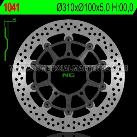 Disco de freno 310 x 100 x 5 NG 1041