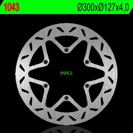 Disco de freno 300 x 127 x 4 NG 1043