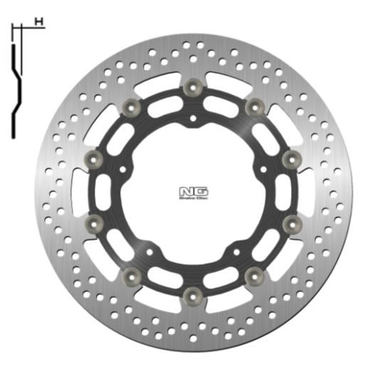 Disco de freno 320 x 132 x 5 NG 1058G