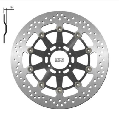 Disco de freno 320 x 64 x 5 NG 1060G