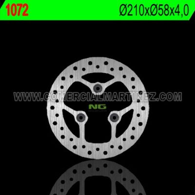 Disco de freno 210 x 58 x 4 NG 1072