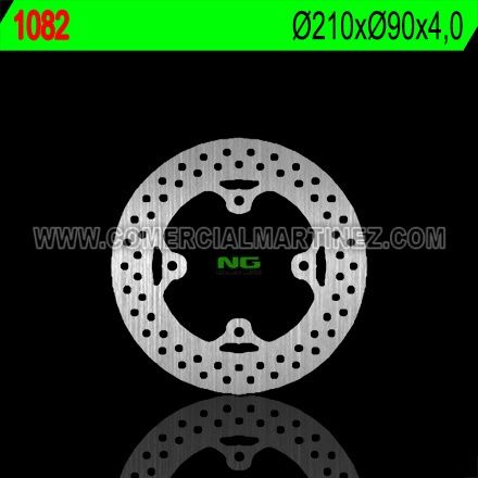 Disco de freno 210 x 90 x 4 NG 1082