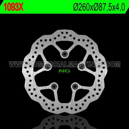 Disco de freno 260 x 87,5 x 4 NG 1093X