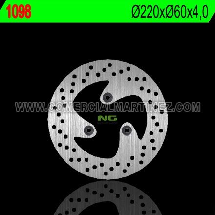 Disco de freno 220 x 60 x 4 NG 1098